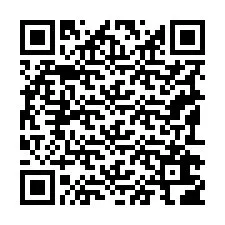 QR код за телефонен номер +19192606955