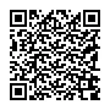 QR-koodi puhelinnumerolle +19192608090