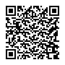 QR kód a telefonszámhoz +19192608351