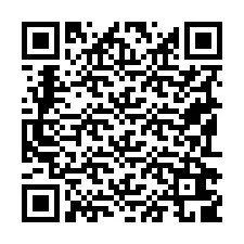 QR-code voor telefoonnummer +19192609273