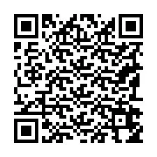 Codice QR per il numero di telefono +19192654445