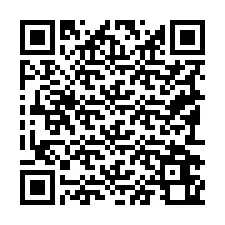 QR-code voor telefoonnummer +19192660319