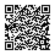 Codice QR per il numero di telefono +19192661260