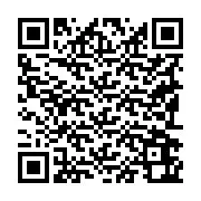 QR kód a telefonszámhoz +19192662336