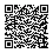 Codice QR per il numero di telefono +19192663228