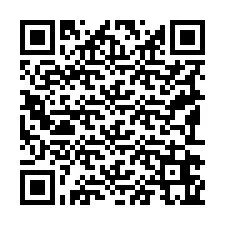 QR-code voor telefoonnummer +19192665020