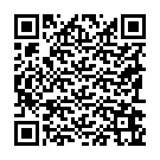 QR-koodi puhelinnumerolle +19192665116