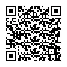 QR kód a telefonszámhoz +19192665666