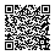 Código QR para número de telefone +19192667661