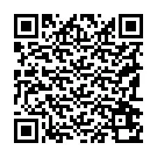 Kode QR untuk nomor Telepon +19192670750