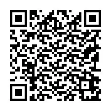 QR код за телефонен номер +19192671285