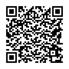 Código QR para número de teléfono +19192672767