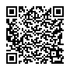 Codice QR per il numero di telefono +19192673454