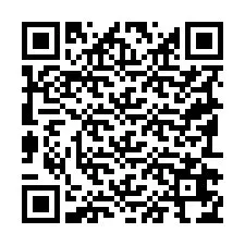 Código QR para número de teléfono +19192674118