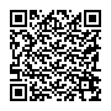 QR код за телефонен номер +19192674654