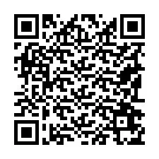 Codice QR per il numero di telefono +19192675777