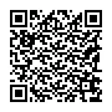 Codice QR per il numero di telefono +19192676125