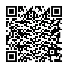 Código QR para número de telefone +19192676639