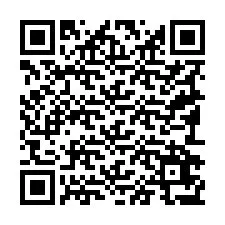 Código QR para número de telefone +19192677608