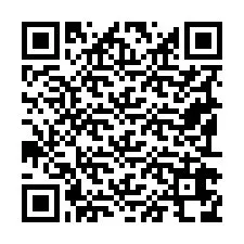 Codice QR per il numero di telefono +19192678897