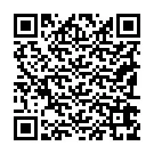 QR kód a telefonszámhoz +19192679895