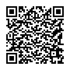 Código QR para número de teléfono +19192679971