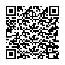 Código QR para número de telefone +19192720684