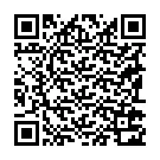 QR-код для номера телефона +19192722862