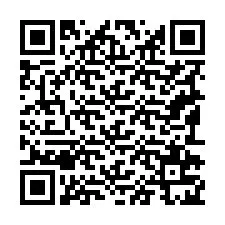 QR-koodi puhelinnumerolle +19192725545