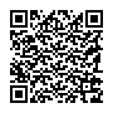 Código QR para número de telefone +19192726810