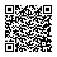 Código QR para número de teléfono +19192729534