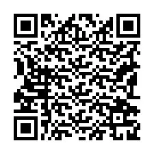 QR-koodi puhelinnumerolle +19192729725