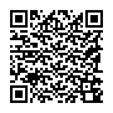 Código QR para número de telefone +19192740069