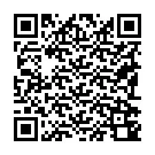 QR-koodi puhelinnumerolle +19192740223