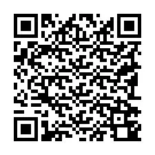 Código QR para número de telefone +19192740228