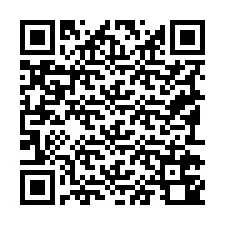 QR-Code für Telefonnummer +19192740849