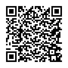 Código QR para número de telefone +19192741367