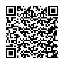 QR-Code für Telefonnummer +19192742167