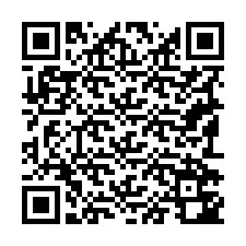 Código QR para número de telefone +19192742615