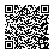 Codice QR per il numero di telefono +19192742995