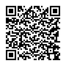 QR kód a telefonszámhoz +19192744938