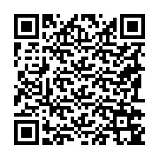 Código QR para número de teléfono +19192745456