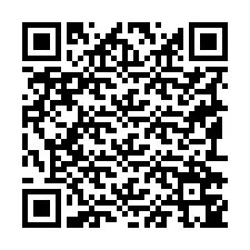 Código QR para número de teléfono +19192745642