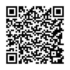 Código QR para número de telefone +19192801179