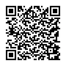 QR kód a telefonszámhoz +19192801180