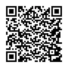 Código QR para número de teléfono +19192803277