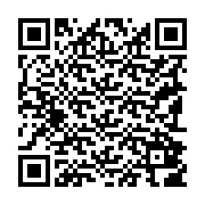 QR-код для номера телефона +19192806690