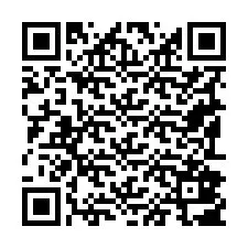 Kode QR untuk nomor Telepon +19192807967