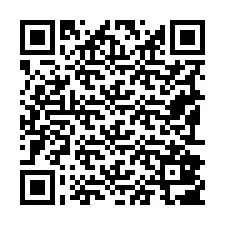 QR Code สำหรับหมายเลขโทรศัพท์ +19192807997