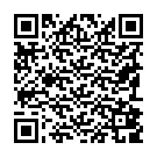 QR kód a telefonszámhoz +19192809107